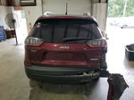 2019 Jeep Cherokee Latitude Maroon vin: 1C4PJLCB3KD205088