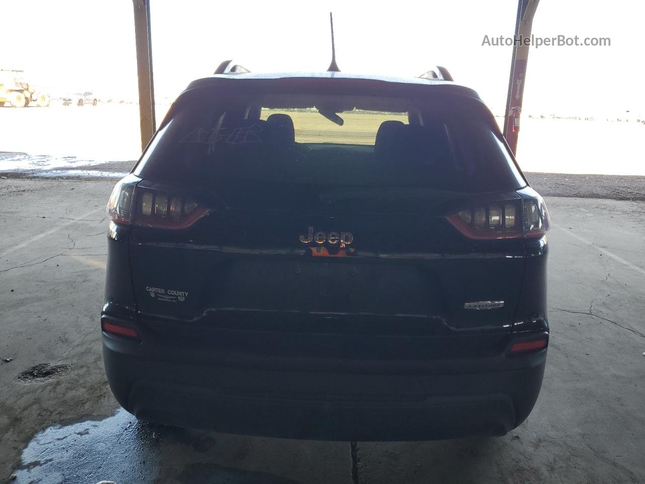 2019 Jeep Cherokee Latitude Black vin: 1C4PJLCB3KD427937