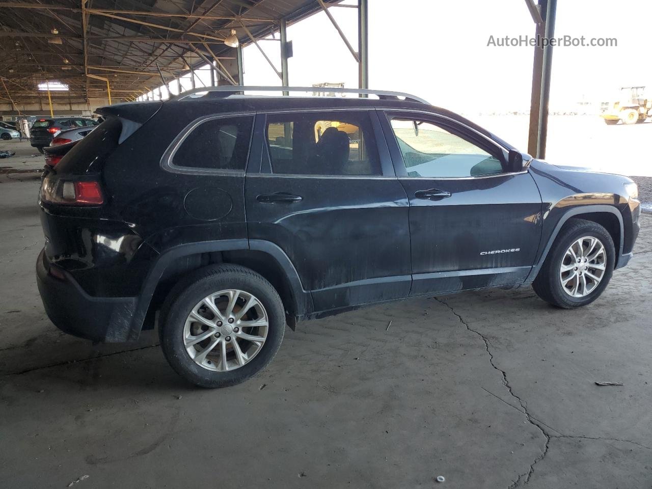 2019 Jeep Cherokee Latitude Black vin: 1C4PJLCB3KD427937