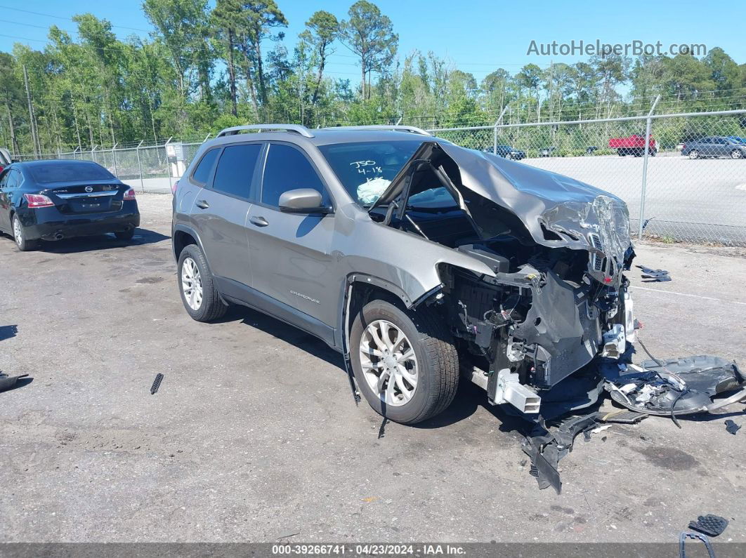 2021 Jeep Cherokee Latitude Fwd Коричневый vin: 1C4PJLCB3MD130492