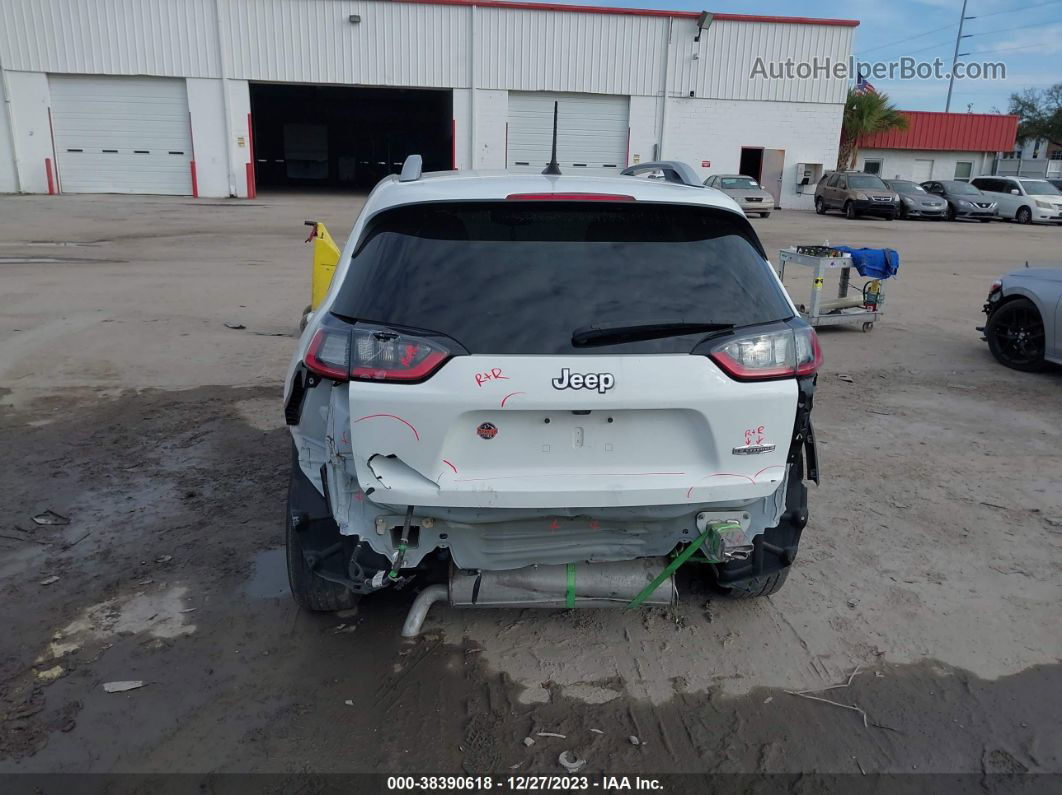 2021 Jeep Cherokee Latitude Fwd White vin: 1C4PJLCB3MD134882