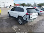 2021 Jeep Cherokee Latitude Fwd White vin: 1C4PJLCB3MD134882