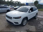 2021 Jeep Cherokee Latitude Fwd White vin: 1C4PJLCB3MD134882