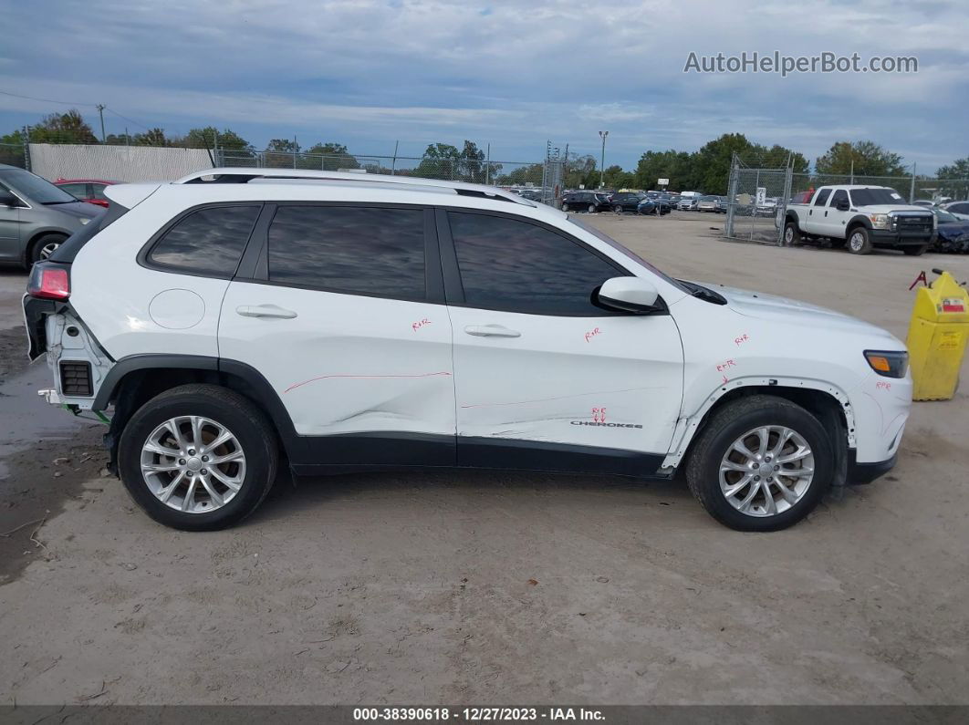 2021 Jeep Cherokee Latitude Fwd White vin: 1C4PJLCB3MD134882