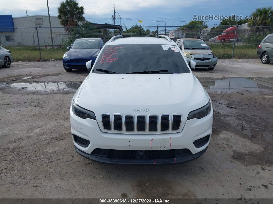 2021 Jeep Cherokee Latitude Fwd White vin: 1C4PJLCB3MD134882