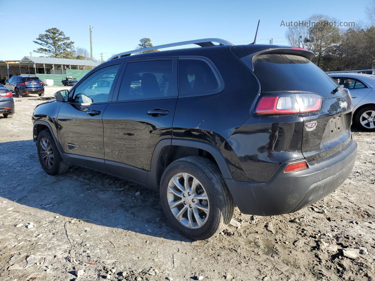 2021 Jeep Cherokee Latitude Black vin: 1C4PJLCB3MD169261