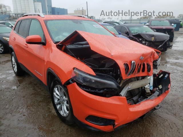 2021 Jeep Cherokee Latitude Оранжевый vin: 1C4PJLCB3MD208205