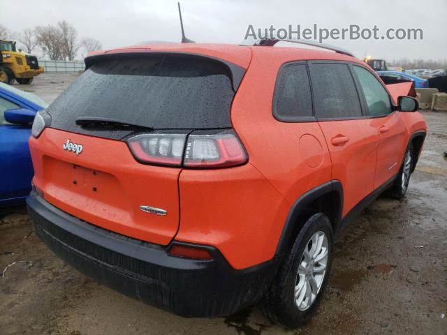 2021 Jeep Cherokee Latitude Оранжевый vin: 1C4PJLCB3MD208205