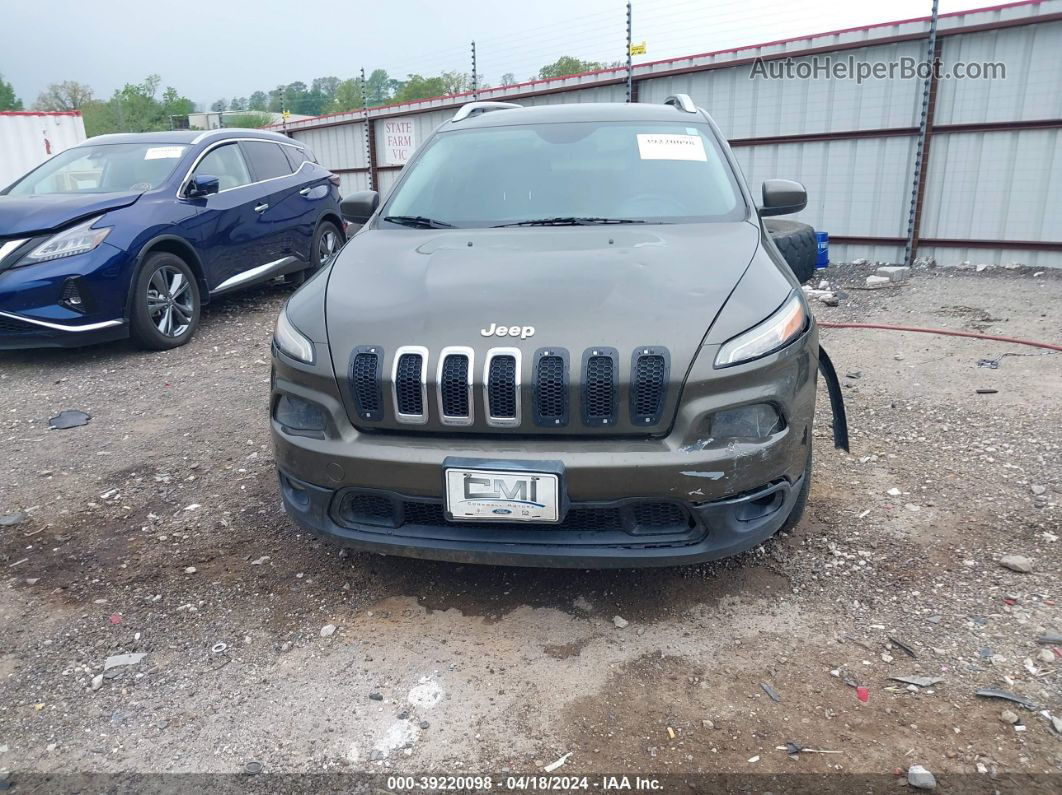 2014 Jeep Cherokee Latitude Green vin: 1C4PJLCB4EW261694