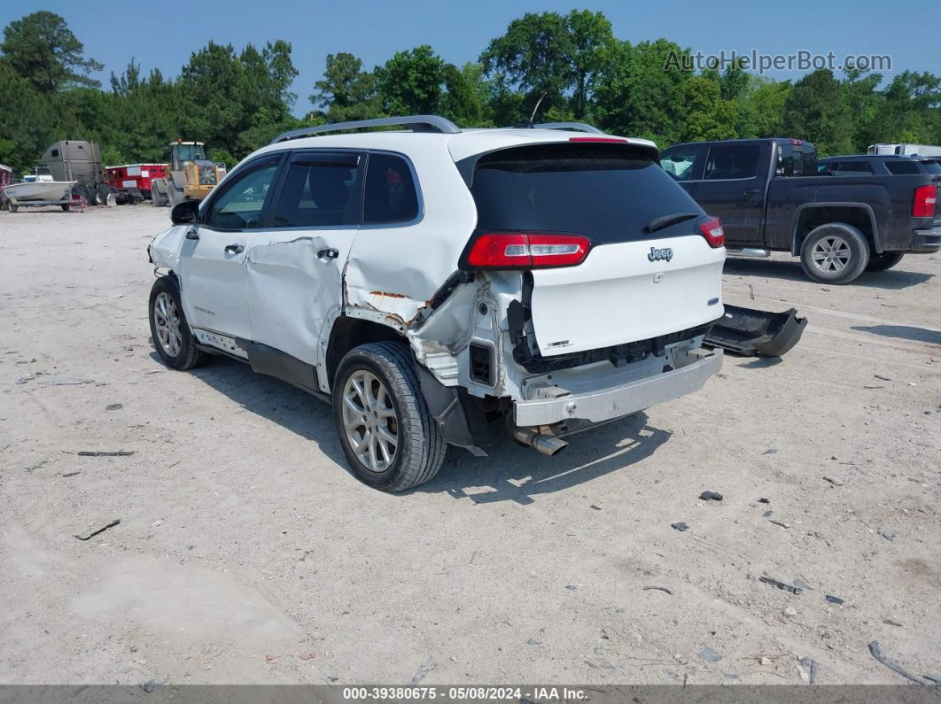 2015 Jeep Cherokee Latitude Белый vin: 1C4PJLCB4FW628899