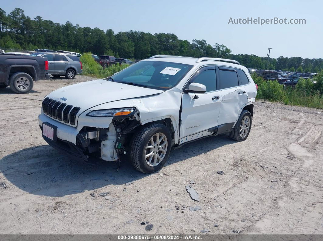 2015 Jeep Cherokee Latitude Белый vin: 1C4PJLCB4FW628899