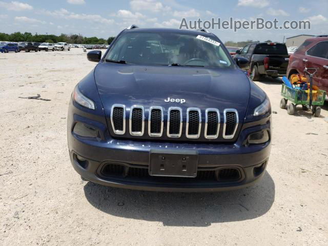 2015 Jeep Cherokee Latitude Синий vin: 1C4PJLCB4FW637425