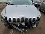 2015 Jeep Cherokee Latitude Silver vin: 1C4PJLCB4FW782433