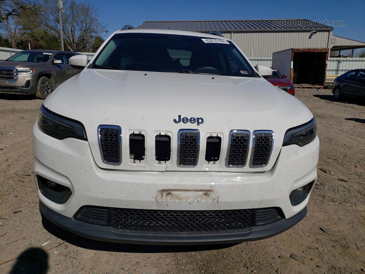 2019 Jeep Cherokee Latitude Белый vin: 1C4PJLCB4KD153020