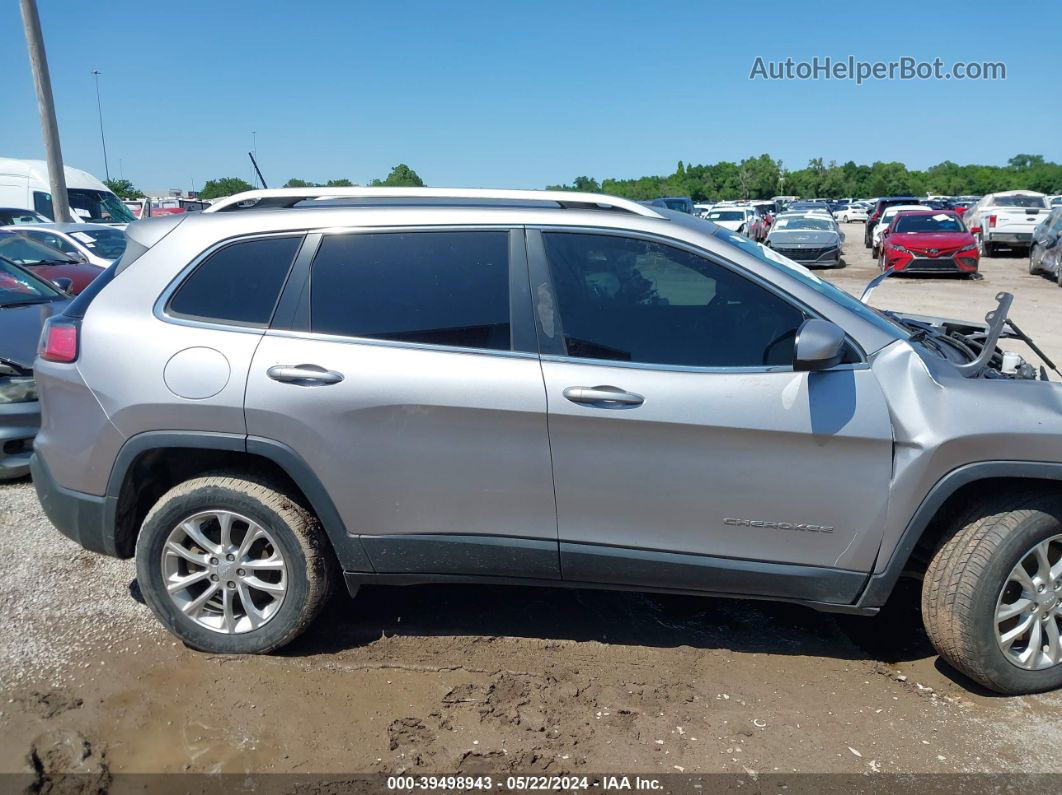 2019 Jeep Cherokee Latitude Fwd Silver vin: 1C4PJLCB4KD247334