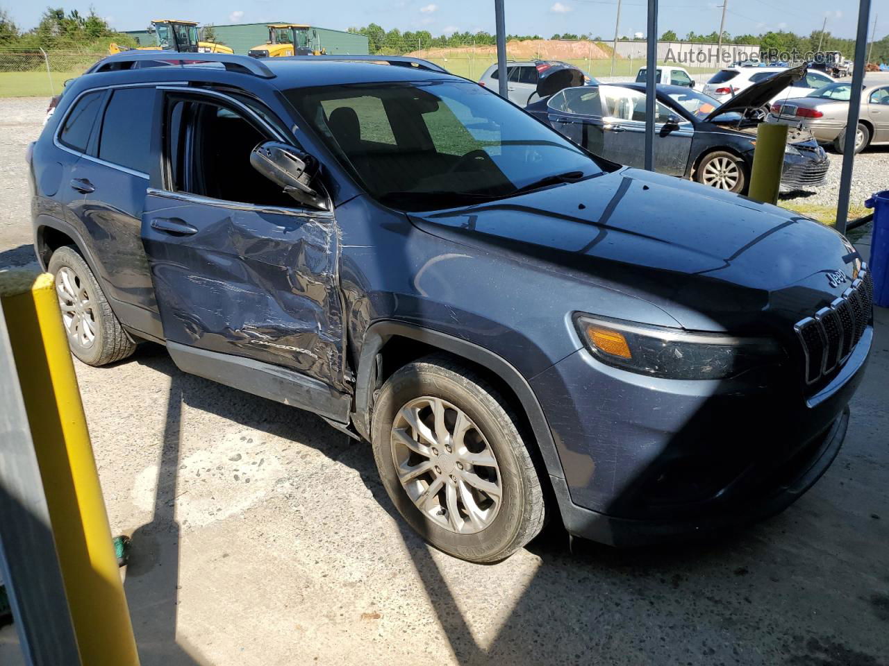 2019 Jeep Cherokee Latitude Blue vin: 1C4PJLCB4KD381910