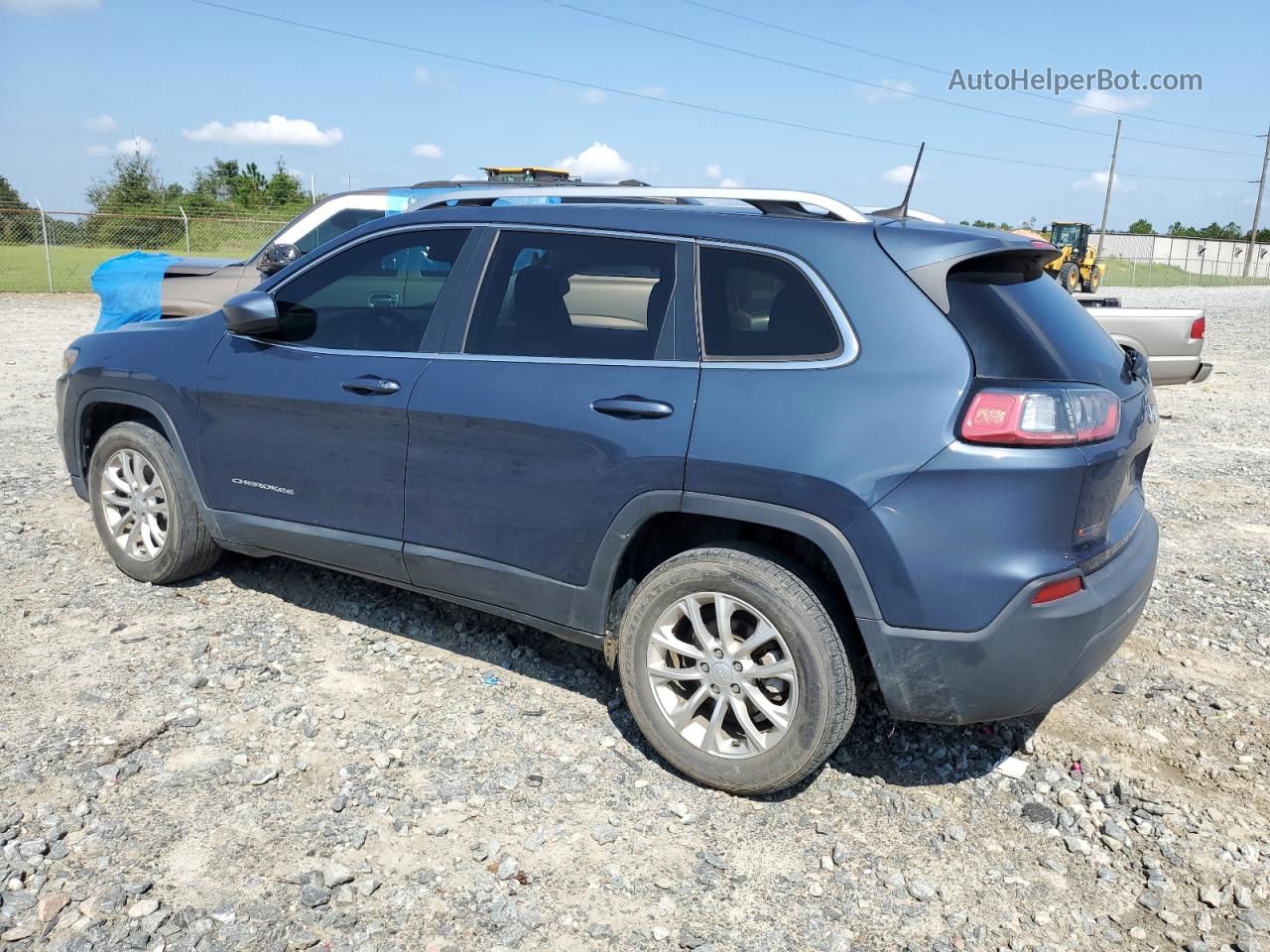 2019 Jeep Cherokee Latitude Blue vin: 1C4PJLCB4KD381910