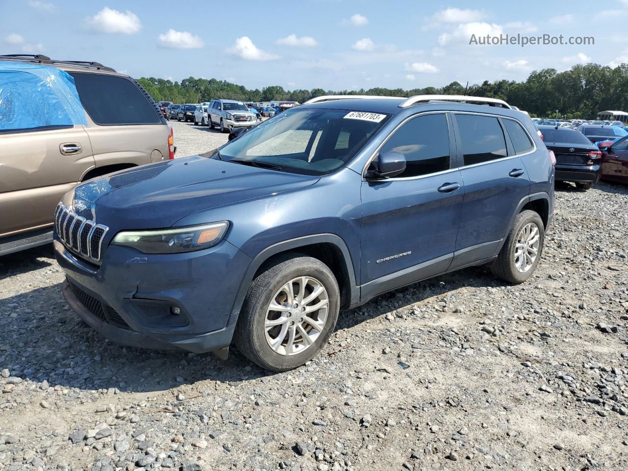 2019 Jeep Cherokee Latitude Blue vin: 1C4PJLCB4KD381910