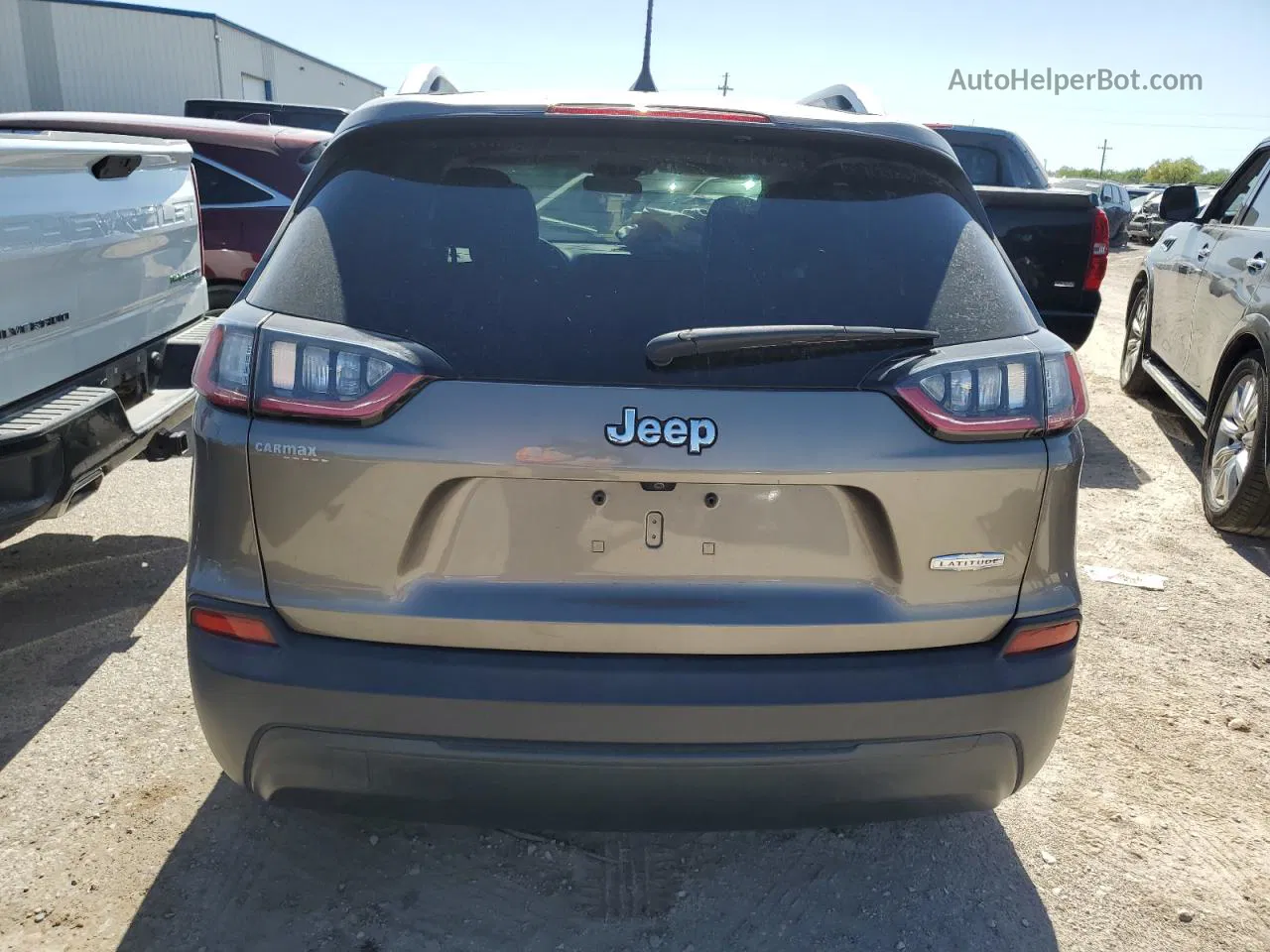 2019 Jeep Cherokee Latitude Угольный vin: 1C4PJLCB4KD387593