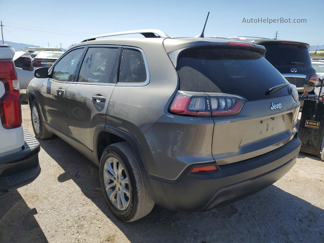 2019 Jeep Cherokee Latitude Угольный vin: 1C4PJLCB4KD387593