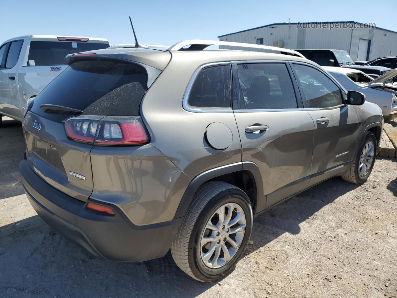 2019 Jeep Cherokee Latitude Угольный vin: 1C4PJLCB4KD387593