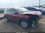 2019 Jeep Cherokee Latitude Fwd Maroon vin: 1C4PJLCB4KD455536