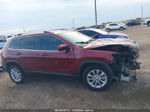 2019 Jeep Cherokee Latitude Fwd Maroon vin: 1C4PJLCB4KD455536