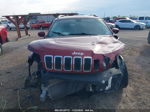 2019 Jeep Cherokee Latitude Fwd Maroon vin: 1C4PJLCB4KD455536