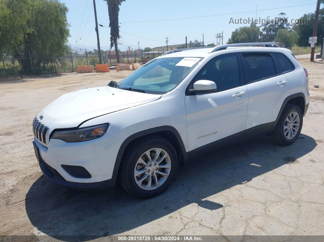 2021 Jeep Cherokee Latitude Fwd White vin: 1C4PJLCB4MD137337