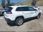 2021 Jeep Cherokee Latitude Fwd White vin: 1C4PJLCB4MD137337