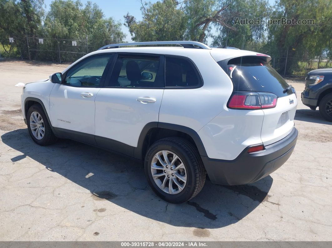 2021 Jeep Cherokee Latitude Fwd White vin: 1C4PJLCB4MD137337