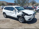 2021 Jeep Cherokee Latitude Fwd White vin: 1C4PJLCB4MD137337