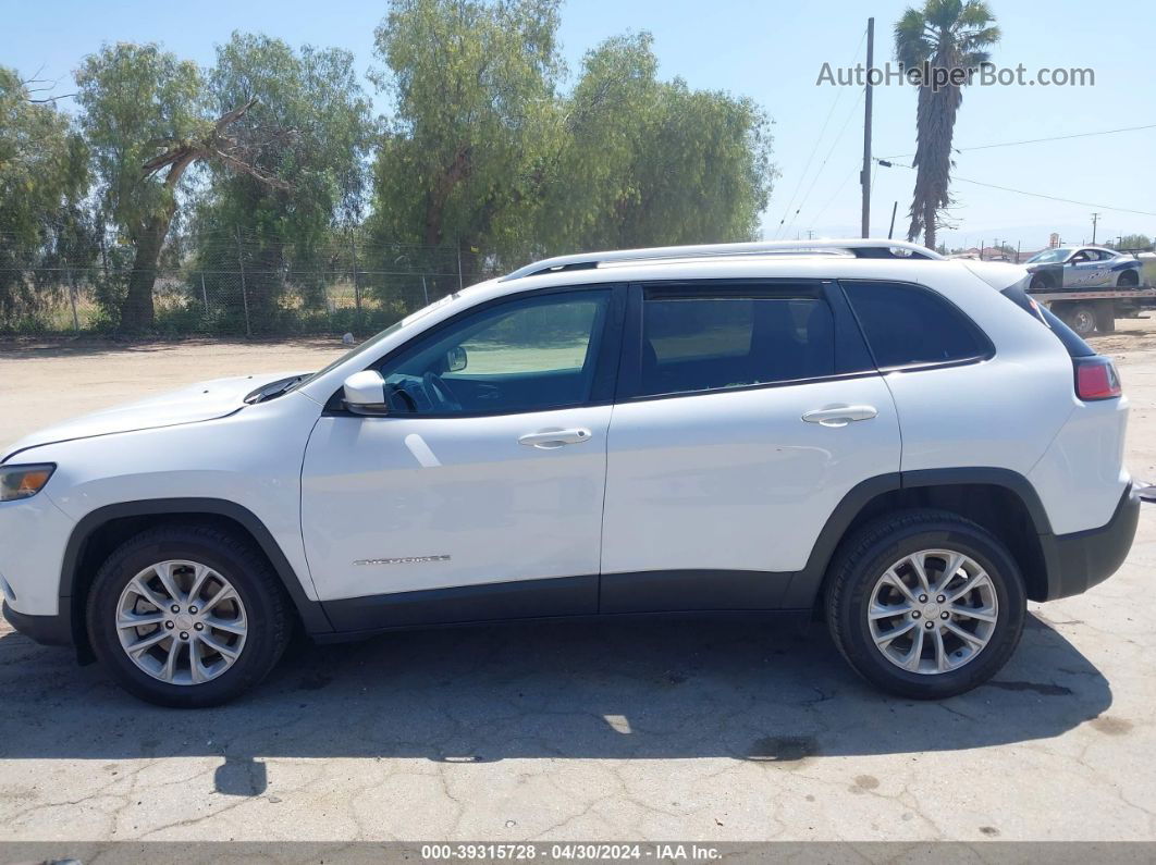 2021 Jeep Cherokee Latitude Fwd White vin: 1C4PJLCB4MD137337