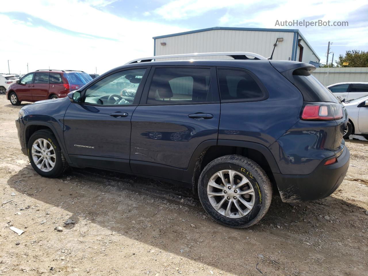 2021 Jeep Cherokee Latitude Blue vin: 1C4PJLCB4MD169771