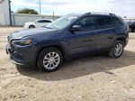 2021 Jeep Cherokee Latitude Blue vin: 1C4PJLCB4MD169771