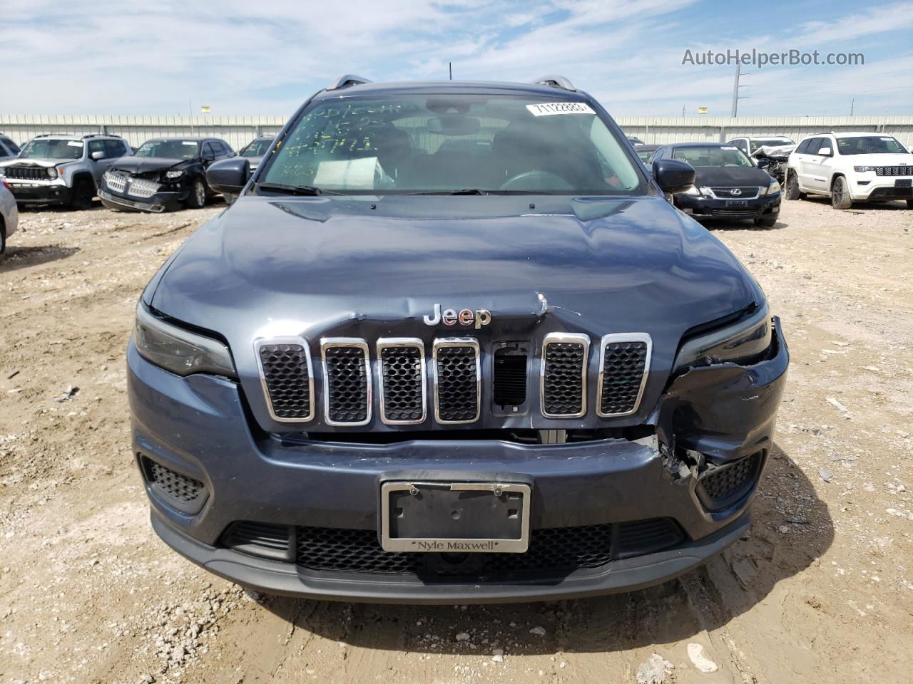 2021 Jeep Cherokee Latitude Blue vin: 1C4PJLCB4MD169771