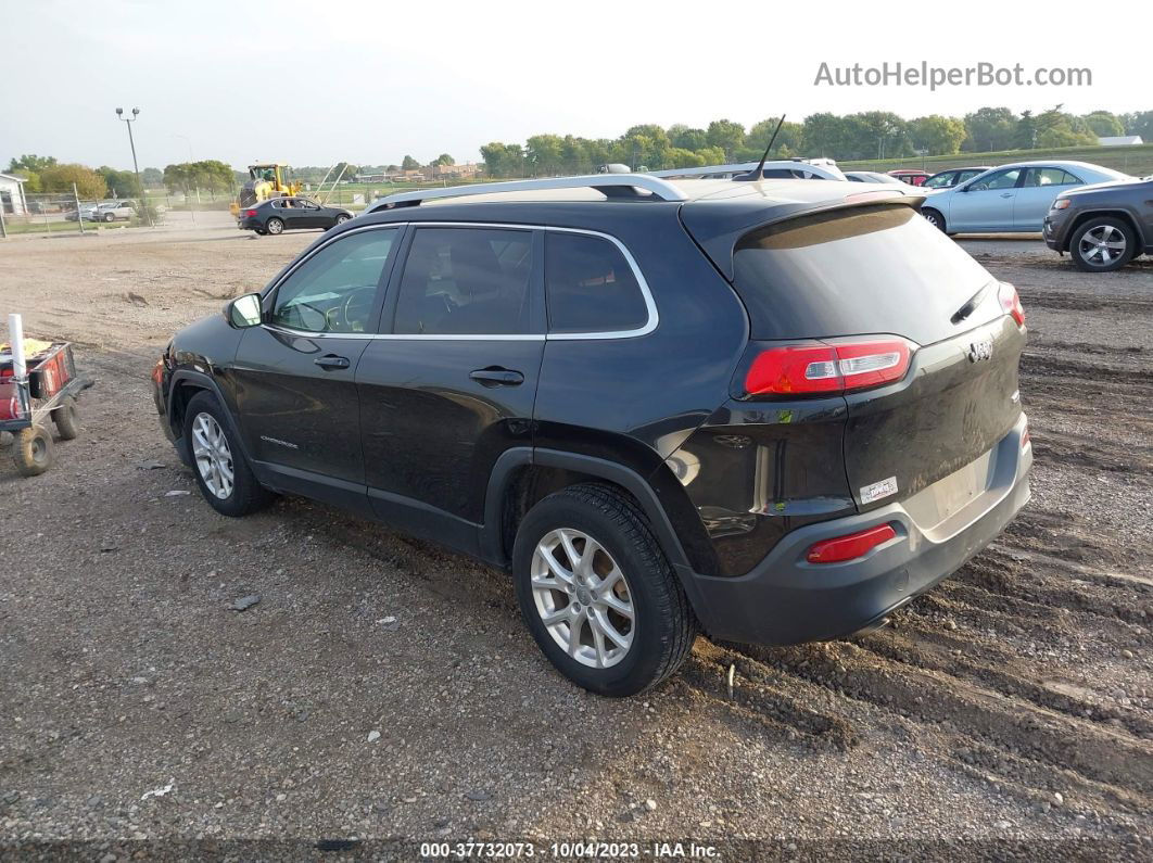 2014 Jeep Cherokee Latitude Black vin: 1C4PJLCB5EW116292