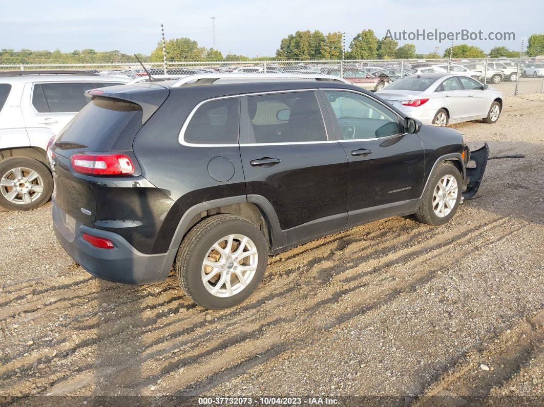 2014 Jeep Cherokee Latitude Black vin: 1C4PJLCB5EW116292