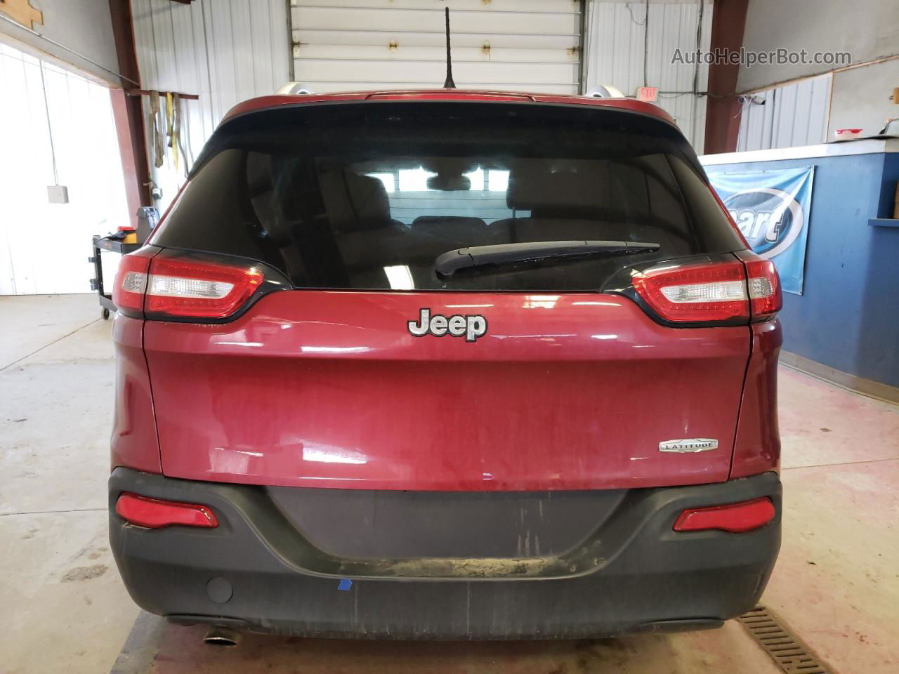 2014 Jeep Cherokee Latitude Burgundy vin: 1C4PJLCB5EW149082