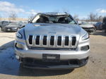 2015 Jeep Cherokee Latitude Silver vin: 1C4PJLCB5FW661023