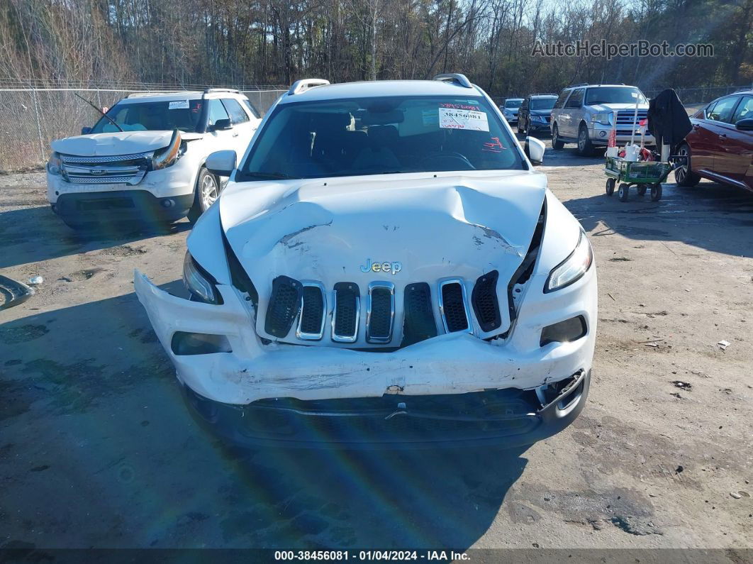 2015 Jeep Cherokee Latitude White vin: 1C4PJLCB5FW662947