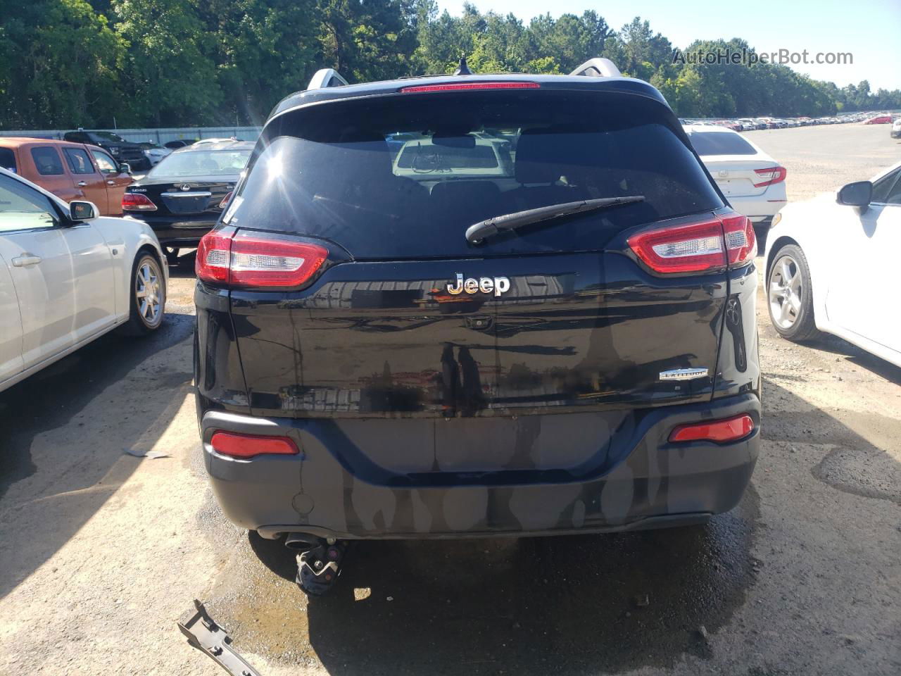 2015 Jeep Cherokee Latitude Black vin: 1C4PJLCB5FW700872