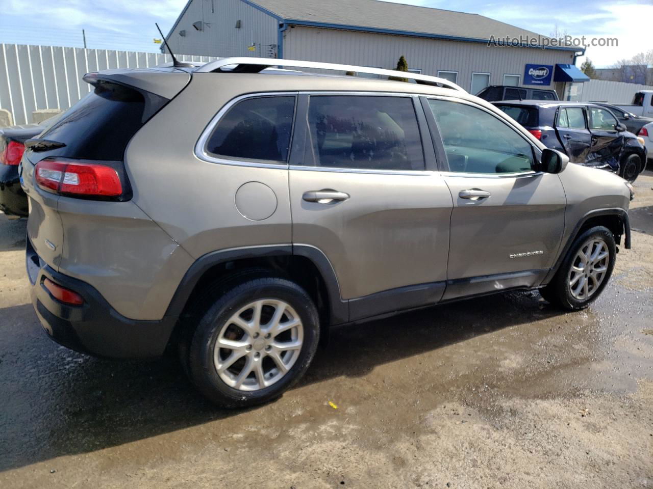 2016 Jeep Cherokee Latitude Tan vin: 1C4PJLCB5GW288289