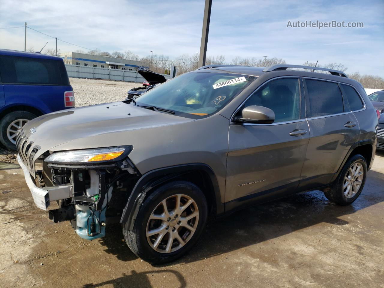 2016 Jeep Cherokee Latitude Tan vin: 1C4PJLCB5GW288289