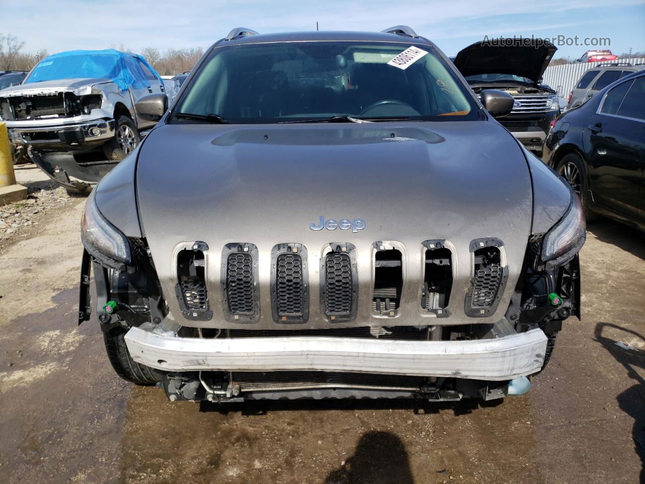 2016 Jeep Cherokee Latitude Tan vin: 1C4PJLCB5GW288289