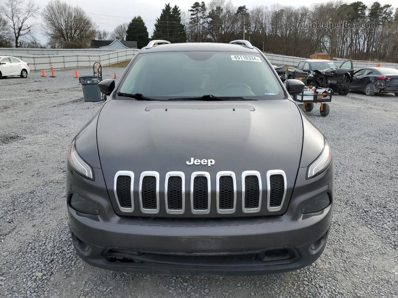 2016 Jeep Cherokee Latitude Charcoal vin: 1C4PJLCB5GW342495