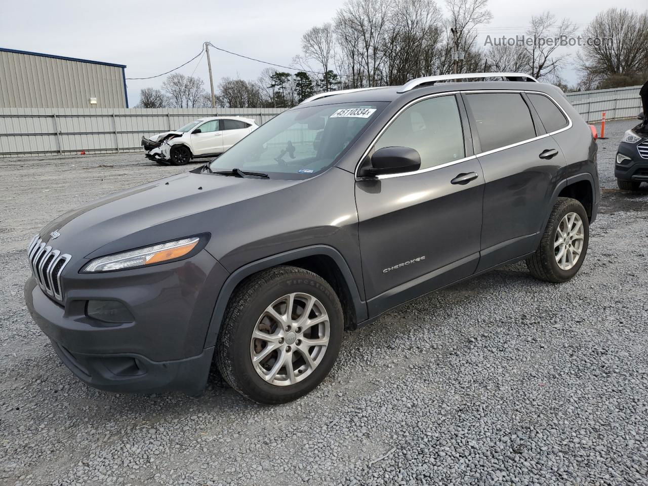 2016 Jeep Cherokee Latitude Угольный vin: 1C4PJLCB5GW342495