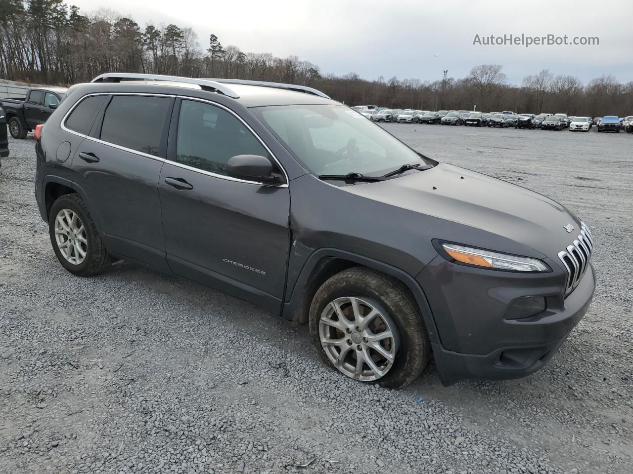 2016 Jeep Cherokee Latitude Charcoal vin: 1C4PJLCB5GW342495