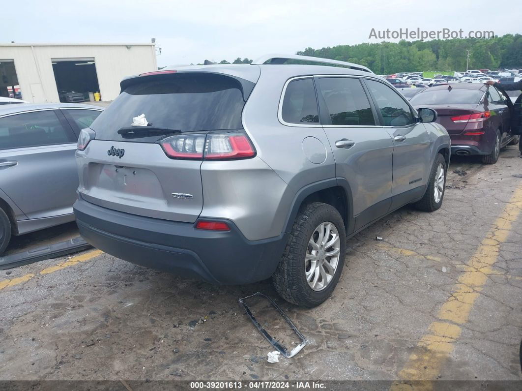 2019 Jeep Cherokee Latitude Fwd Gray vin: 1C4PJLCB5KD370043