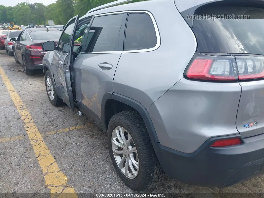 2019 Jeep Cherokee Latitude Fwd Gray vin: 1C4PJLCB5KD370043